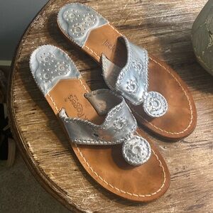 Jack Roger’s silver sandals